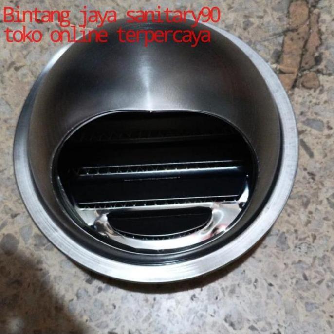 penutup cerobong asap 6 inchi Stainless/penutup cerobong cooker hood