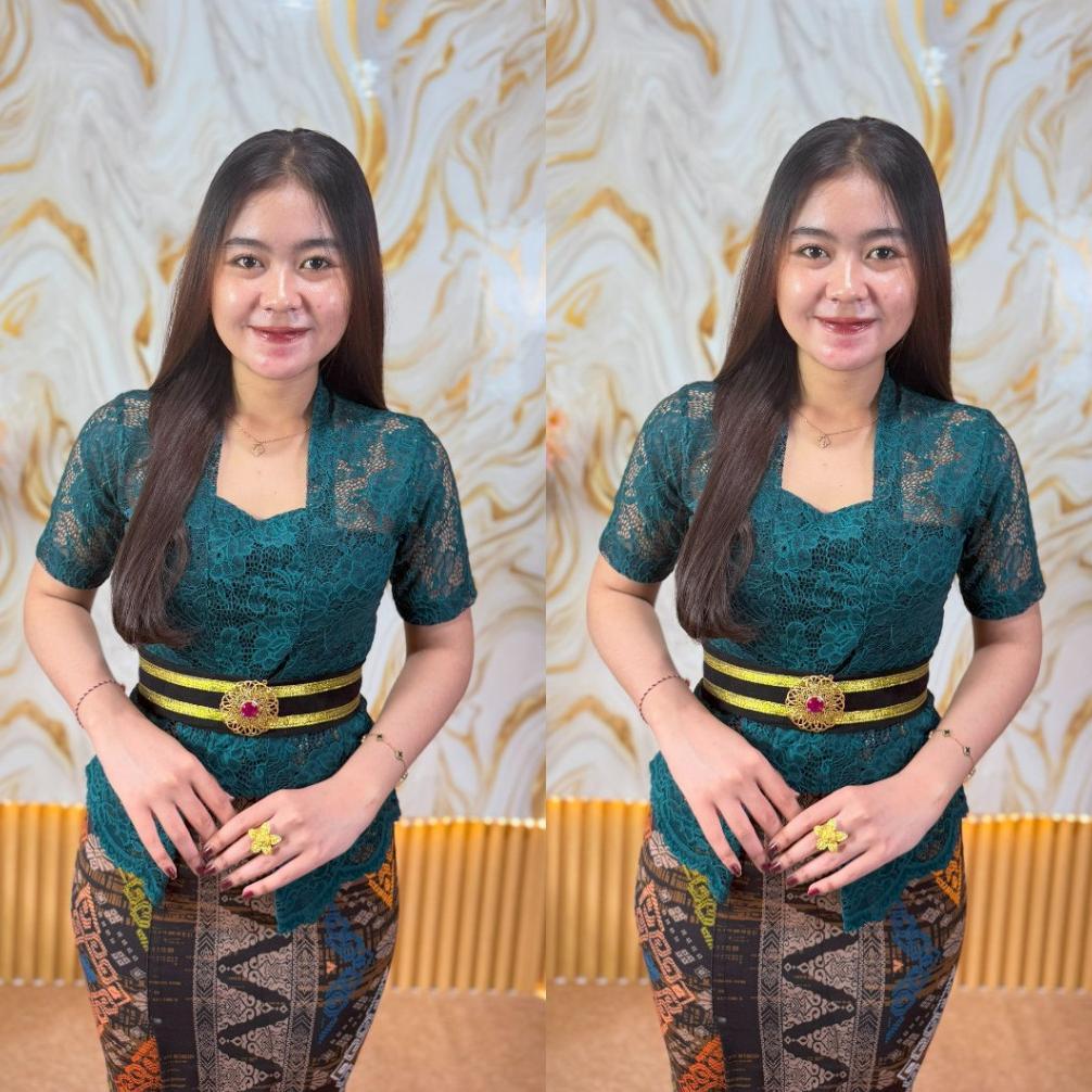 PROMO KEBAYA BROKAT RANAIMA/TANGAN PENDEK/KEBAYA BROKAT/KEBAYA KEKINIAN/KEBAYA REMAJA TRADISIONAL
