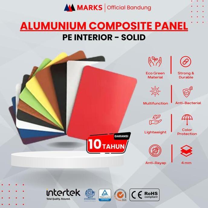 BEBAS ONGKIR - Marks ACP PE Interior 4 mm Solid