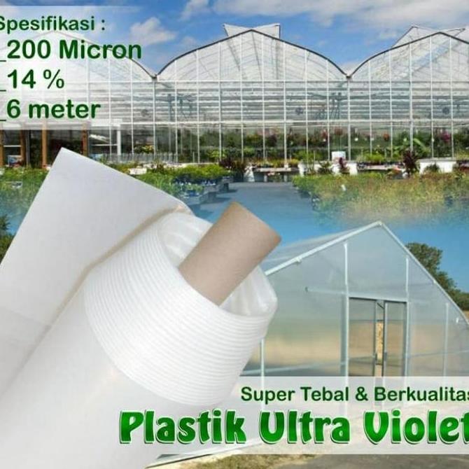 HARGA DISC - Plastik UV Lebar 6 Meter 14% 200 Micron 1 Roll