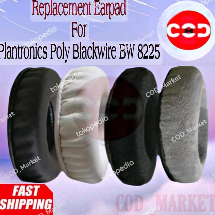 DV374 - Earcup Busa Earpad Plantronics Poly Blackwire BW8225 BW 8225 Headset