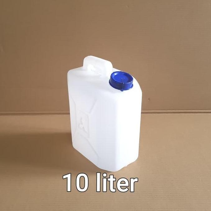 Jerigen Galon Putih 10 liter minyak goreng / Air / 10L / 10 L - GOJEK