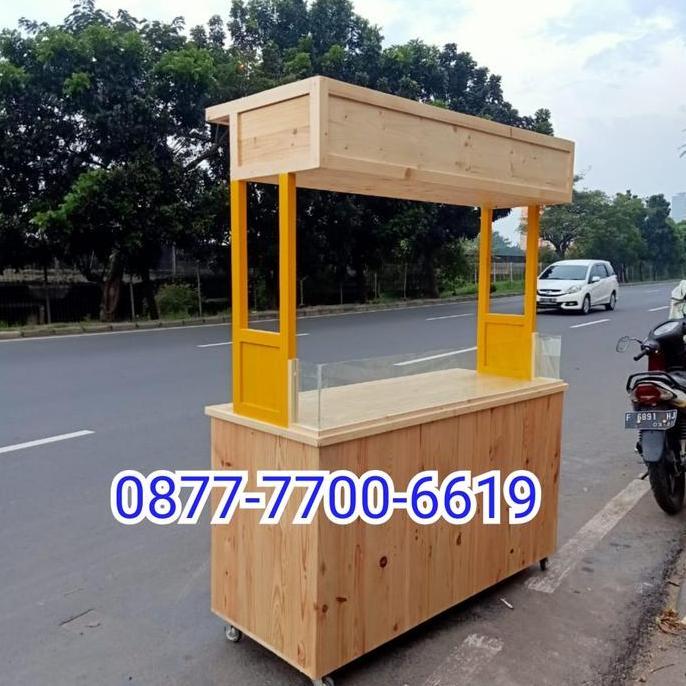 Terlaris Booth Jati Belanda / Booth Gerobak / Booth Kayu