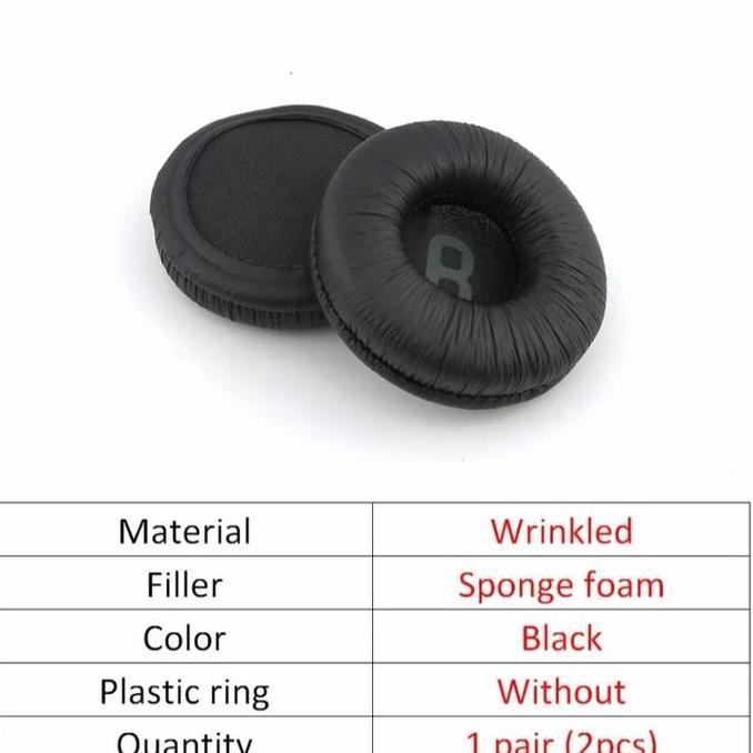 DN40 - Bantalan Earcup Foam Earpad Cushion JBL T510BT - JBL T510 BT - JBL T 510BT - JBL T 510 BT