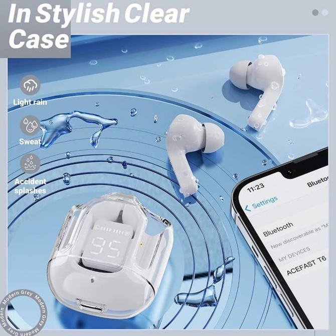 DS229 >> Headphone Bluetooth In-Ear Air31, Peredam Bising & Tembus Pandang Gaming Nirkabel Latensi R