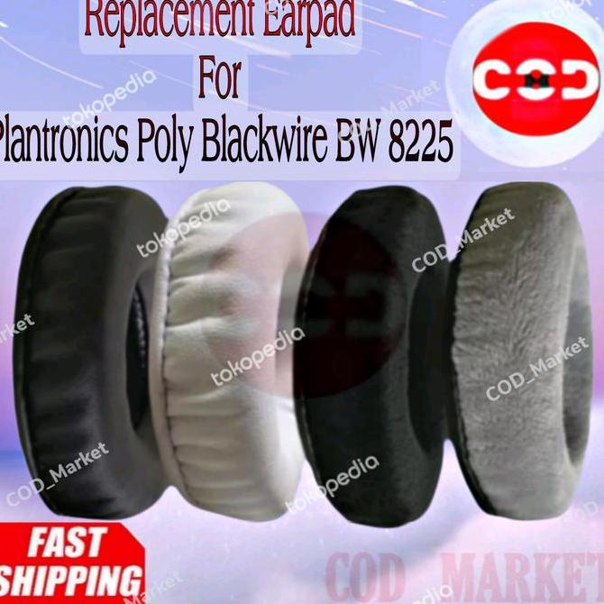 DF146 >> Earcup Busa Earpad Plantronics Poly Blackwire BW8225 BW 8225 Headset