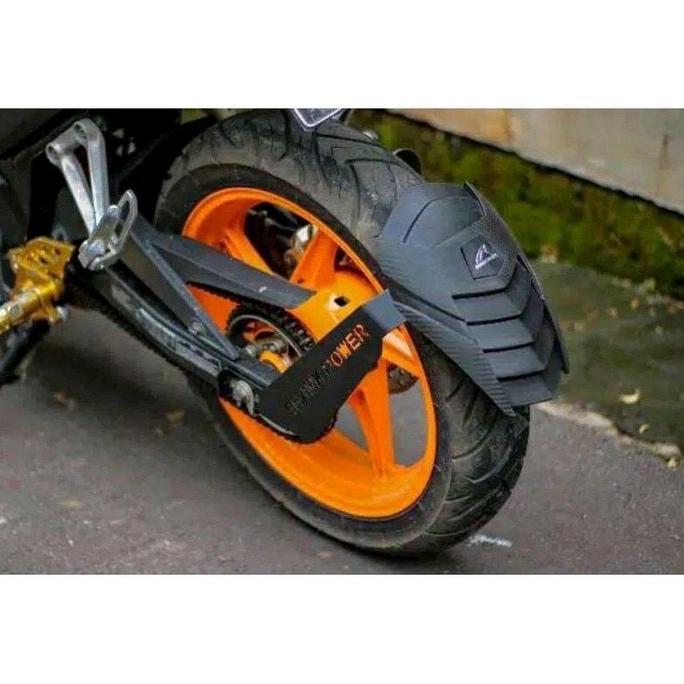 Awet Mudguard Spakbor Kolong Belakang Penahan Lumpur Arm Kotak Motor Vixion Megapro Satria Fu Mx Kin