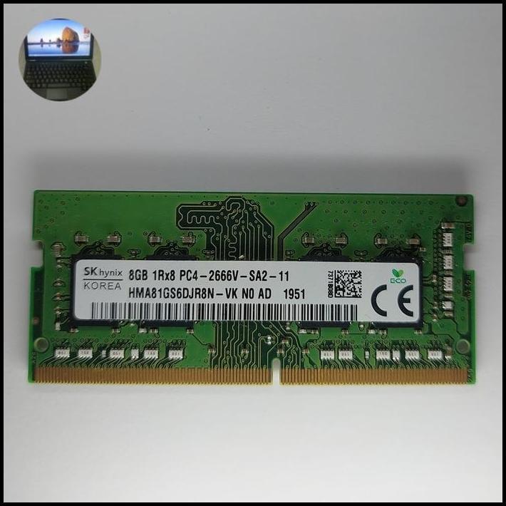 RAM SODIMM DDR4 8GB PC4 DRR4 8GB PC4- 2666V SECOND best seller
