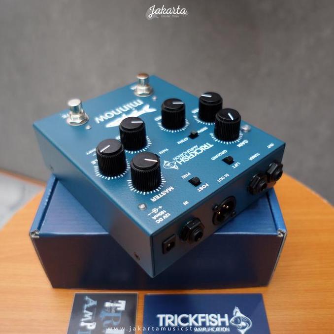 Murah Trickfish Minnow Bass Preamp DI pedal made in USA, Preamp yang dipakai Fodera Non COD