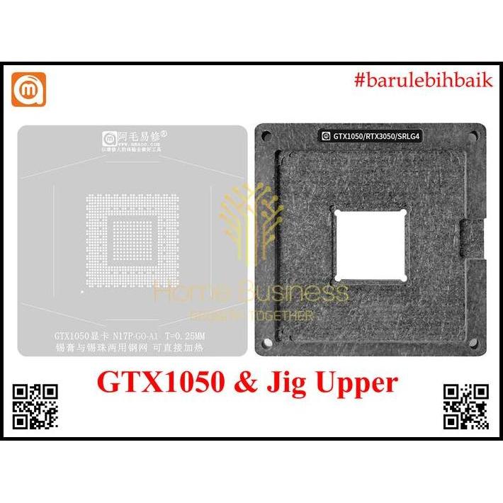 Amaoe Stencil BGA Reballing GPU NVIDIA GTX1050 N17P-GO-A1 GTX1050 GTX 1050 N17P N17 P Jig Upper Sten