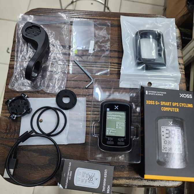 Murah XOSS G+ Smart GPS Cycling Computer Speedometer Sepeda Xoss G+ GPS C-Comp Digital Wireless Blue