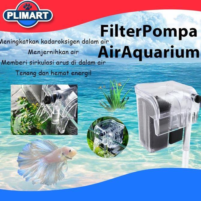 awesomether - filter aquarium filter air aquarium pompa aquarium mini filter eksternal tangki ikan a