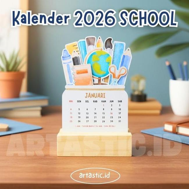 Kalender Aesthetic 2026 Kalender 2026 Kalender Meja Kalender Estetik 2026 Kalender Aesthetic Kalende
