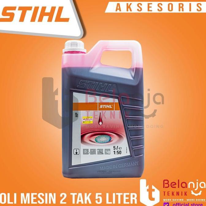 Stihl Oli Mesin Potong Kayu Mesin Potong Rumput 2Tak 5 Liter Oli Stihl