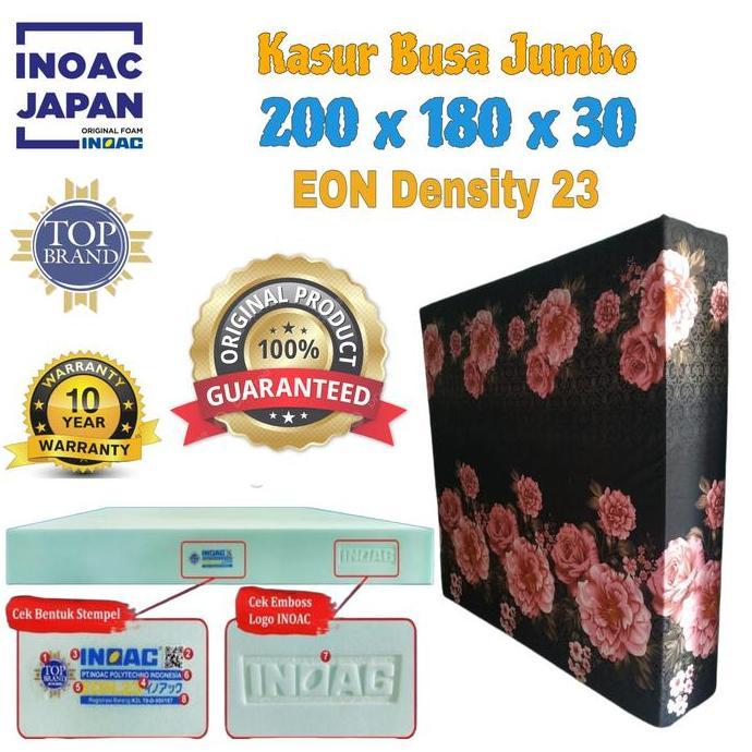 Kasur INOAC No.1 ukuran 200x180x30 EON D23 Busa