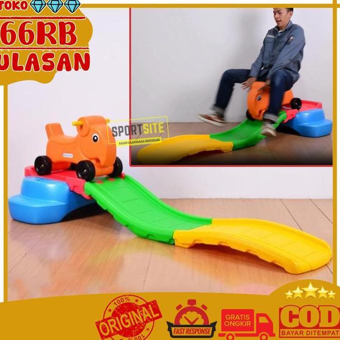 Labeille 2 in 1 Roller Coaster Slide KC 537 Perosotan Kereta Luncur Playground Bermain Mainan Anak 2
