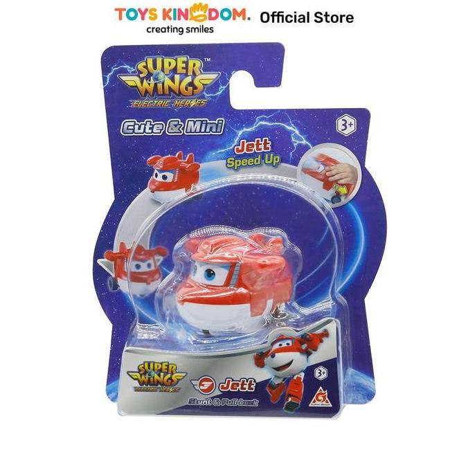 ALPHA GROUP SUPERWINGS STUNT & PULL BACK JETT - MERAH