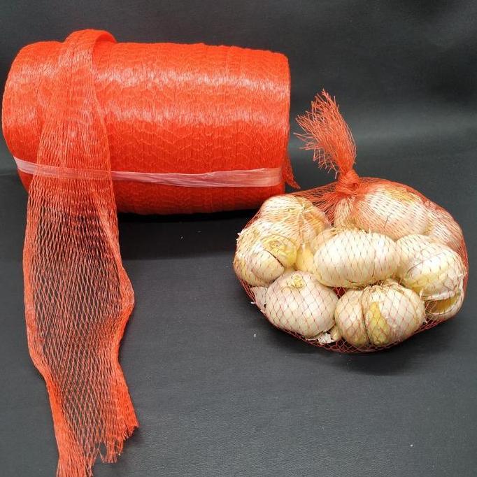 Foodpac- Kantong Jaring Untuk Buah Polynet Merah/ Jaring Sayur, Bawang, Buah