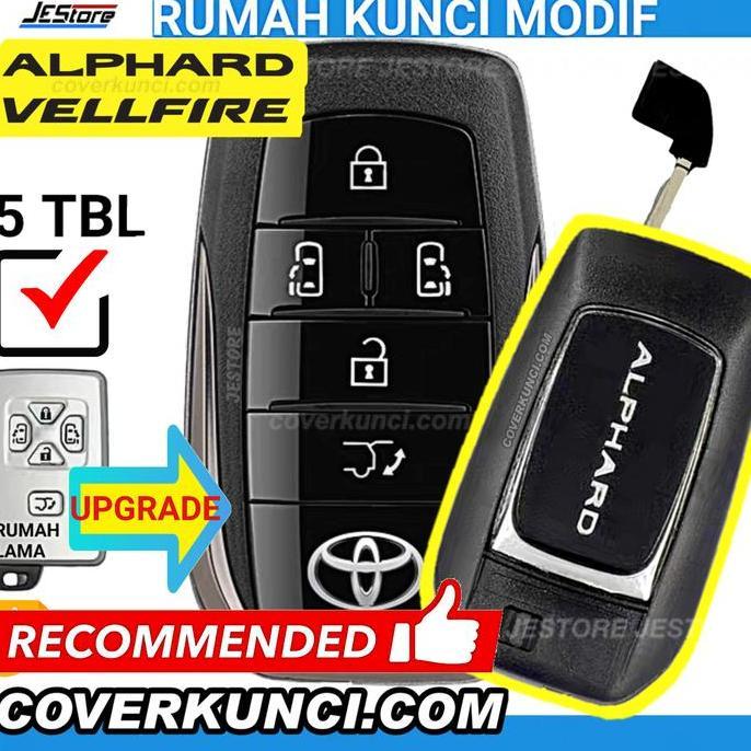 Alphard Casing Kunci Remote Key Rumah Kunci Modif Alphard Toyota Kunci