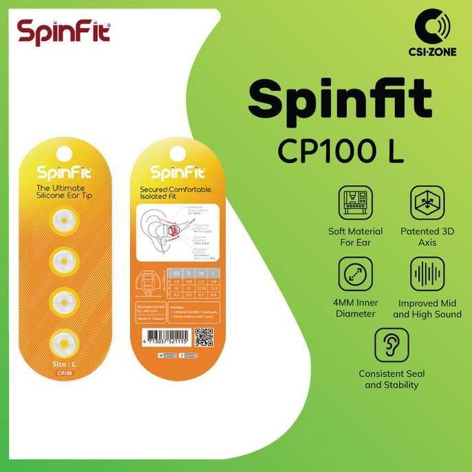 Trikikal- Spinfit Cp100 Earphone Eartips