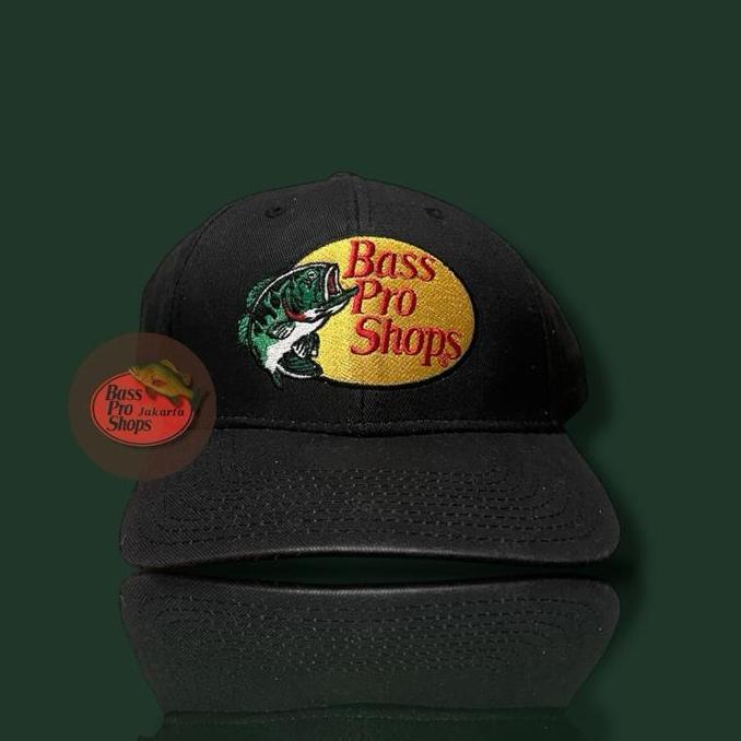 Murah Topi bass pro shops / bass pro shops cap original versi bordir berbahan twill / twill cap Non 
