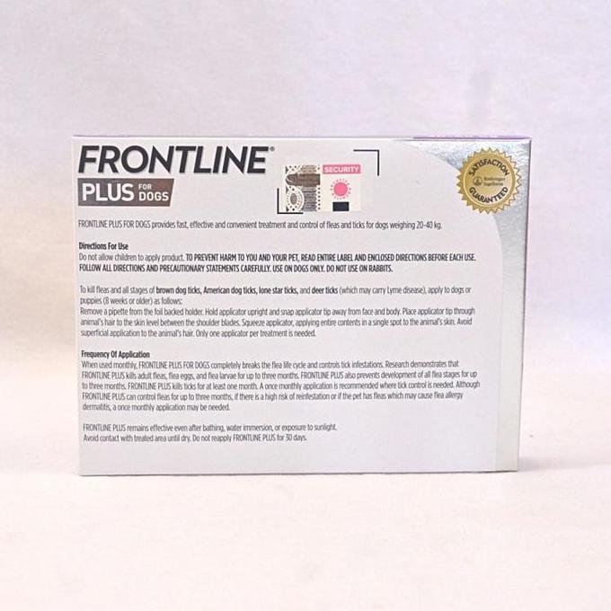 Lovedogi- Frontline Plus For Dog 20-40 Kg Obat Kutu Untuk Anjing Large 1 Tube