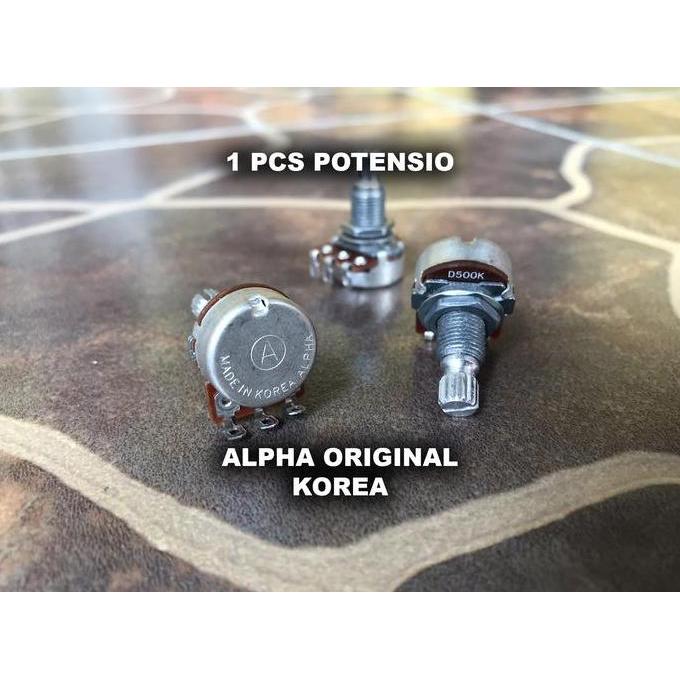 Murah Original Alpha Potensio D500k Korea Gitar Elektrik Volume Tone Bass Non COD