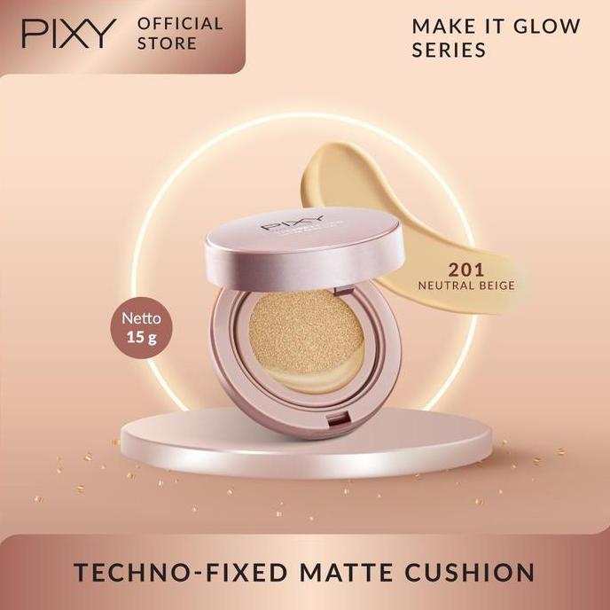Allure- Pixy Make It Glow Techno Fixed Matte Cushion | Foundation Cair