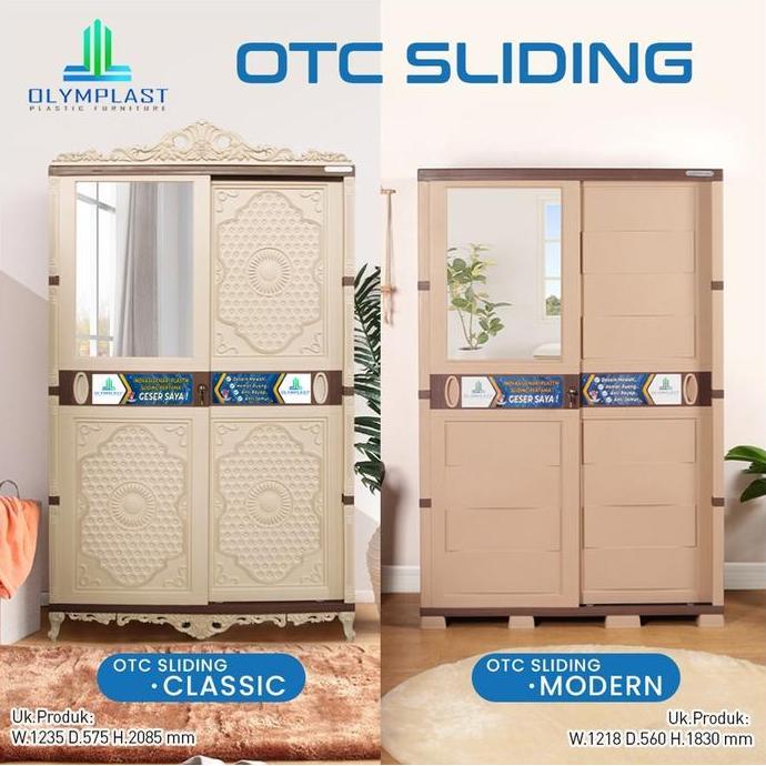 Lemari Pakaian Sliding Olymplast OTC