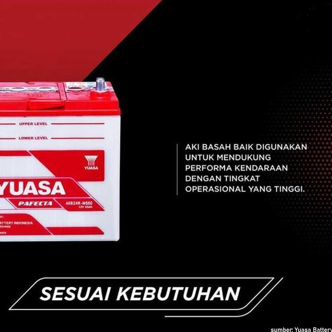 Aki basah Ns60 / Ns 60 Yuasa Pafecta di Tangerang Terlaris