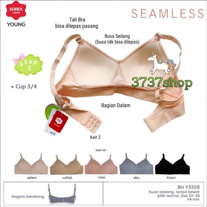 Wkwx- Sorex Young Bra 3329 Step 3 - Bh Remaja Seamless