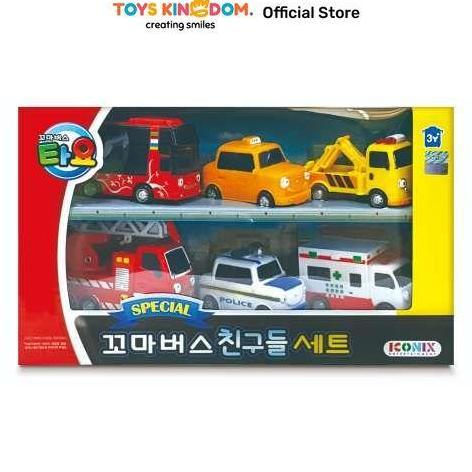 TAYO SET 6 PCS DIECAST MOBIL MINI CARS STYLES TYT 112010