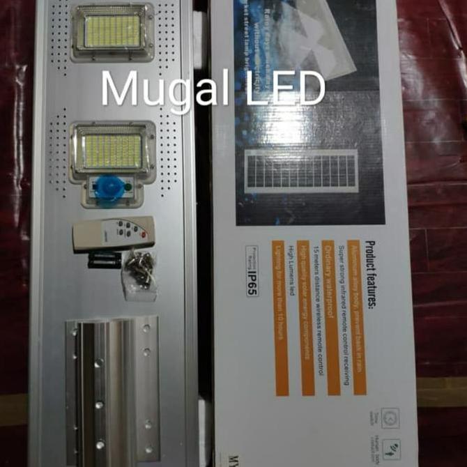 PROMO lampu solar cell 100 watt kuning / pju 100 watt solar kuning