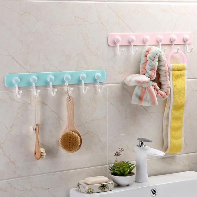 Whsxy- Gantungan Baju Tempel Dinding Super Kuat / Tempelan Gantungan Dinding Tembok Kamar / Cantolan