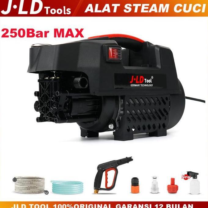 Jld 250Bar Alat Steam Cuci Motor Super Jet Steam Cuci Mobil Electric Pressure Washer 4500Psi