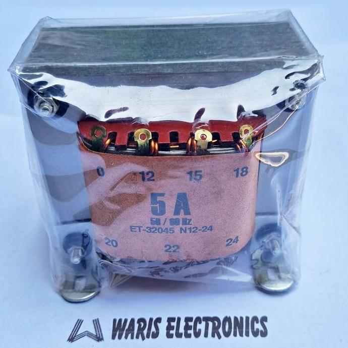 TRAFO 5A AMPERE 0 ERA MURNI NON CT TRAVO 24V ORIGINAL DAN TERPERCAYA