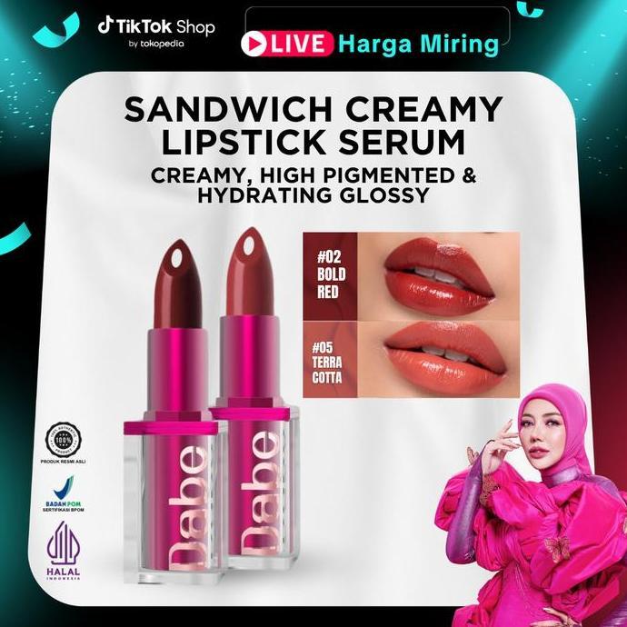 Lipss- 2 Sandwich Creamy Lipstick Serum Dabe Beaute