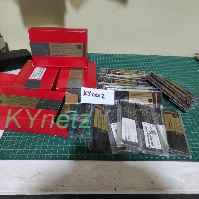 Pcbig- Mata Gergaji Spiral / Scroll Saw Pinguin Gold Asli