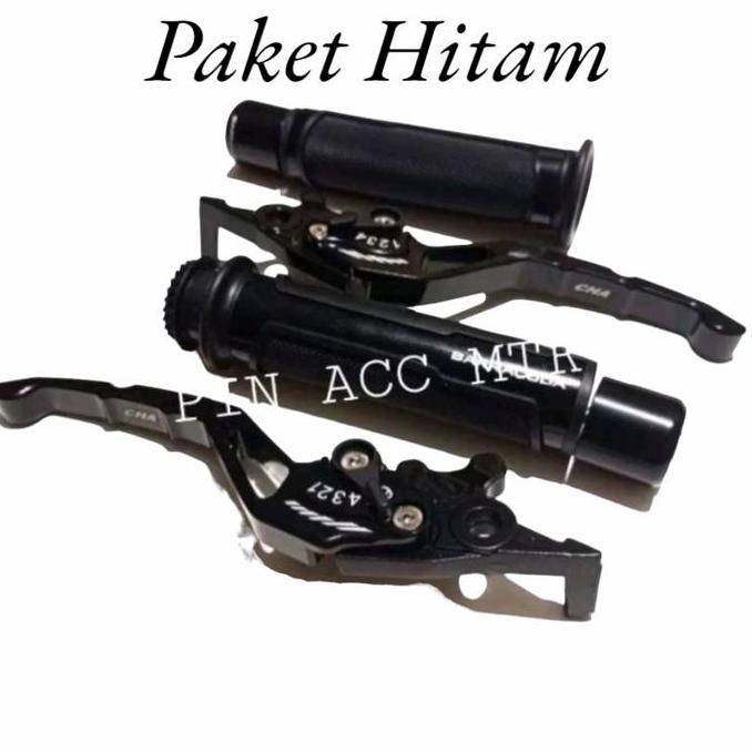 PAKET VARIASI PNP PCX150/PCX160 HANGRIP GAS BARRACUDA + HANDLE REM Terlaris