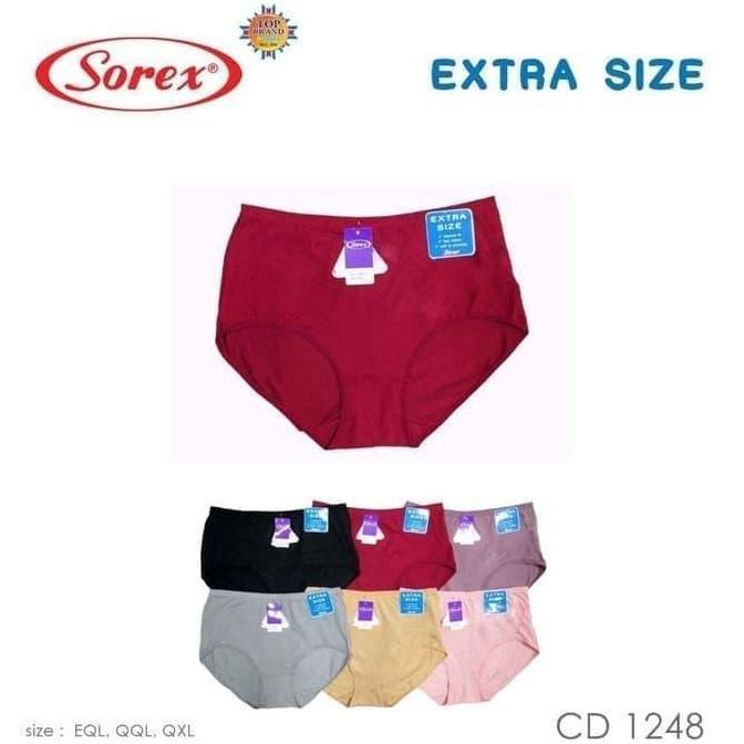 Wkwx- Celana Dalam Wanita Jumbo Sorex 1248 -  Size 3Xl 4Xl 5Xl Cd