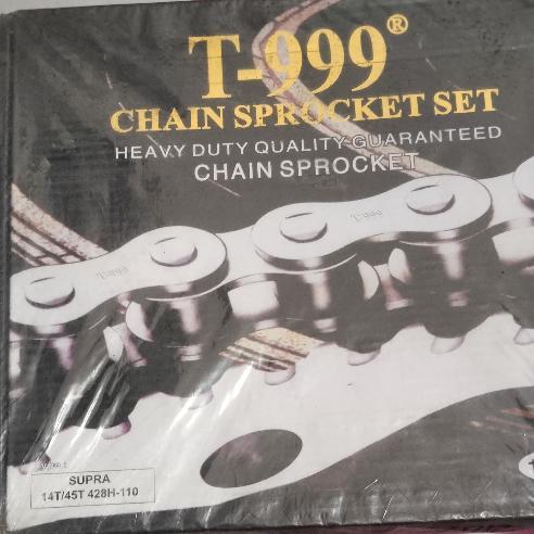 Gear Set Original T-999 Rantai motor Supra - Kualitas Original