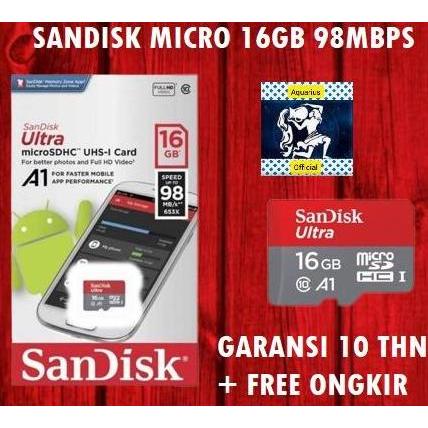 Sandisk Micro Sd Sandisk 16gb 98Mbps Non Adapter
