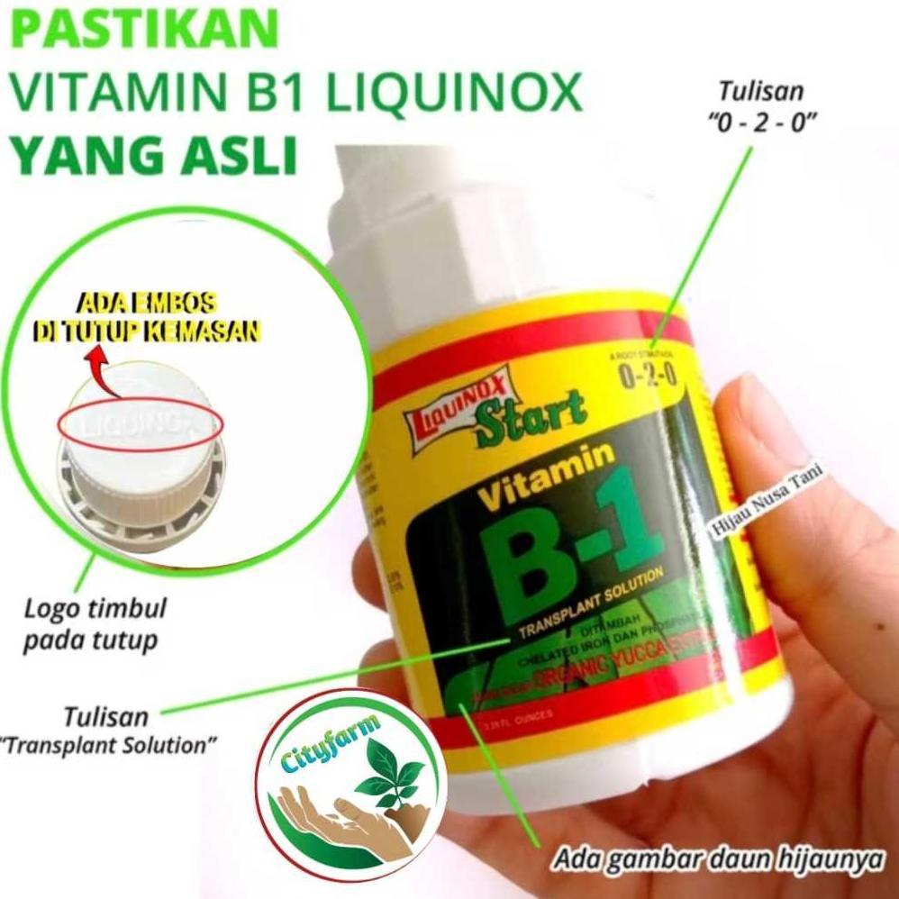 Promo Cod Ya Kak Pupuk Vitamin B1 Tanaman 100Ml Liquinox Original Anti Stres Tanaman Dijamin Ori Kem