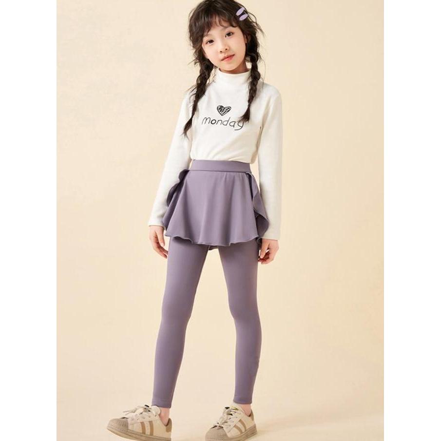 Lansungkirim- Celana Legging Rok Type 2 / Celana Legging Rok Olahraga Gym Anak Perempuan  / Celana O