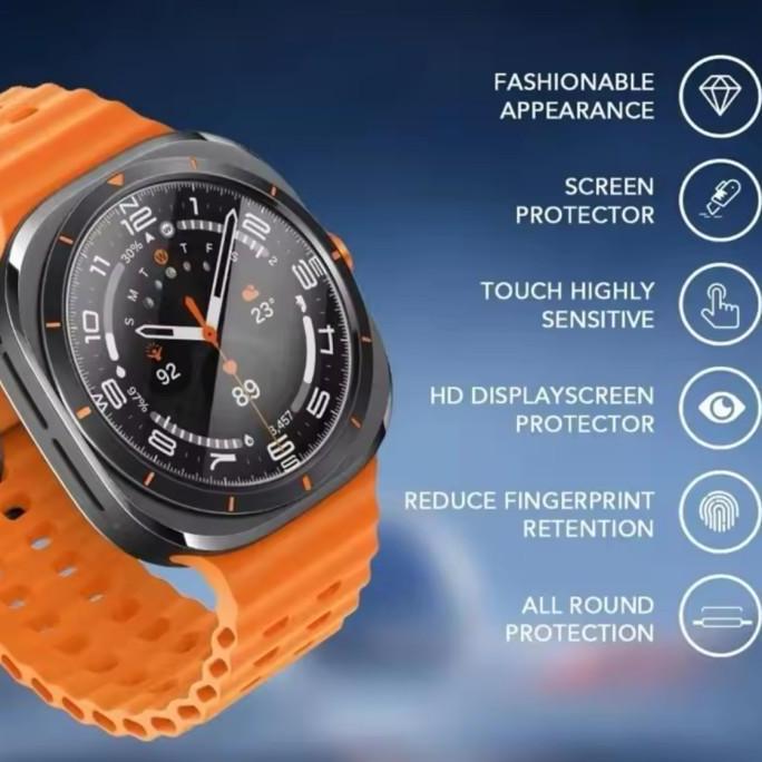 Tempered Glass Compatible With Samsung Galaxy Watch 8 40Mm / 44Mm / Watch 8 Classic 46Mm Easy Instal