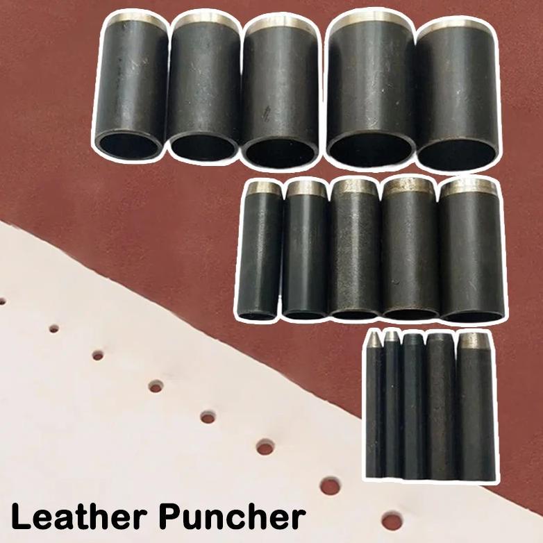 Leather Hole Punch Die Round 15 Sizes Round Hole Punch 1-15mm One Hole Hollow Punch High Carbon Stee