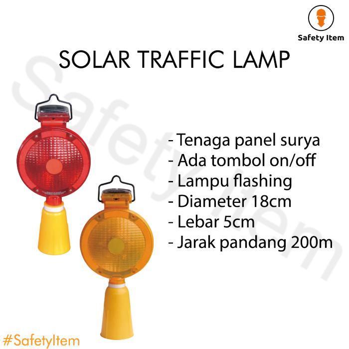 PROMO Solar Warning Light Traffic Cone / Traffic Cone Lamp