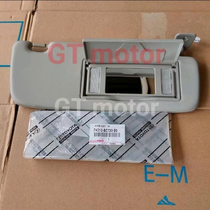 74310-Bz730-B0 74320-Bz670-B0 Sunvisor Sun Visor Kanan Kiri All New Rush Terios 2018-Up Original Ori
