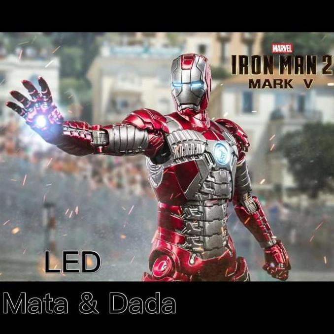 ZD Toys Original Iron Man Mark V - ZDToys Ironman MK 5 - LED / LAMPU