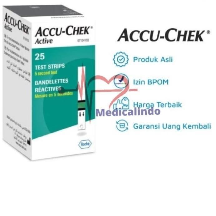 Strip Accucheck Active isi 25 Refill Accu Check Active